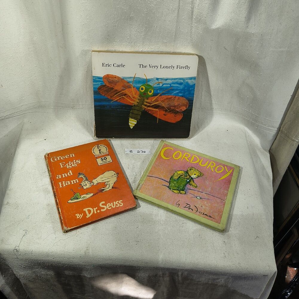 kids book bundle "Corduroy, Green Eggs And Ham, The Very Lonely Firefly